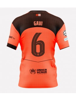 Billige Barcelona Paez Gavi #6 Tredjedrakt 2025-26 Kortermet